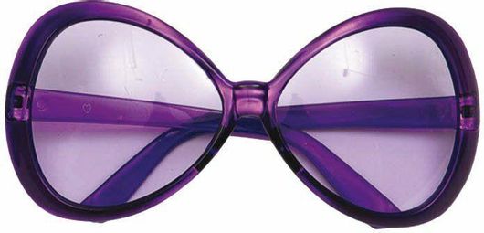 Αποκριάτικα Γυαλιά Fun Fashion Πεταλούδα 1τμχ Μοβ