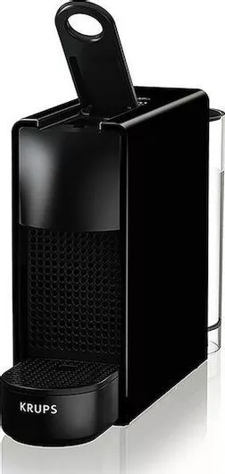 Καφετιέρα Krups Essenza Mini & Aeroccino για Κάψουλες Nespresso Πίεσης 19bar με Αφρογαλιέρα Μαύρο