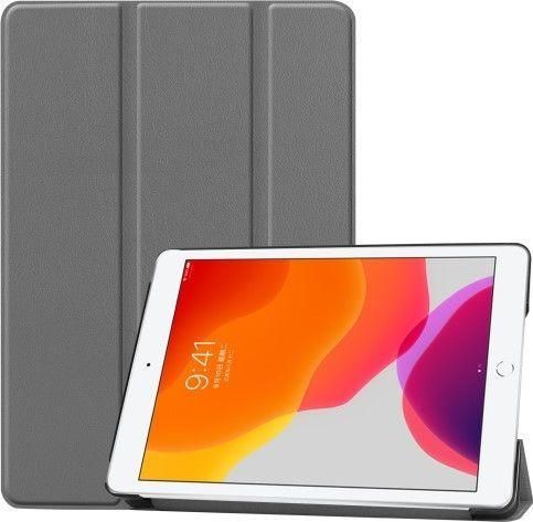 Θήκη Tablet Book Cover για Apple iPad 2019 10.2" / 2020 / 2021 Δερματίνη Tri-Fold Γκρι