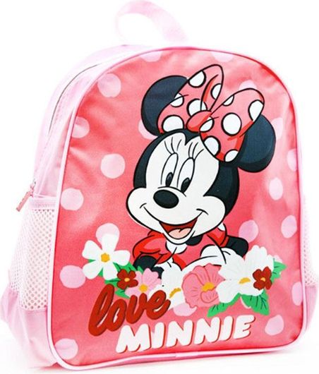 Τσάντα Πλάτης Νηπίου Minnie Mouse Σομόν Χρώμα Disney