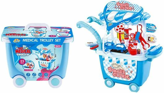 Παιχνίδι ToyMarkt Παιδικό Ιατρικό Σετ Τρόλλεϋ για 3+ Ετών