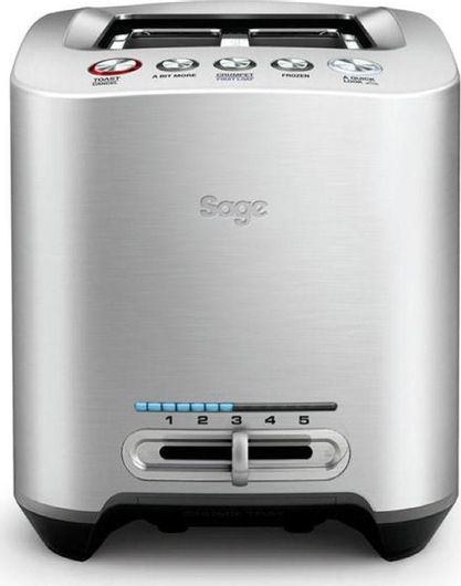 Φρυγανιέρα Sage The Smart Toast 2 Θέσεων 1000W Inox