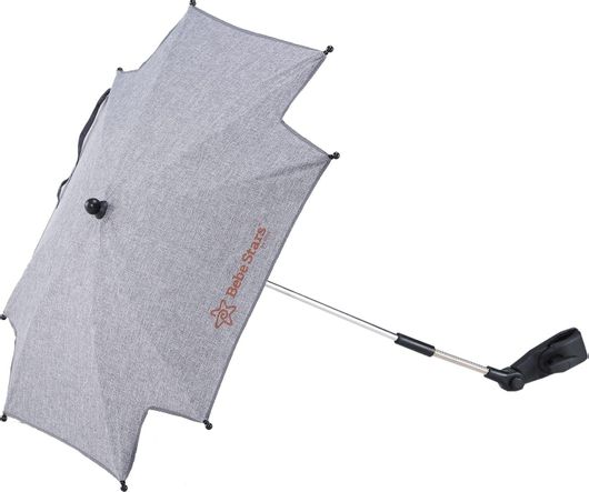 Ομπρέλα Καροτσιού Bebe Stars 13-186 Γκρι