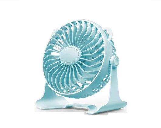 Ανεμιστηράκι Φορητό mini Home Office Outdoor 360 Degree Rotating Cooling Summer Cooler Air S10 Light Blue