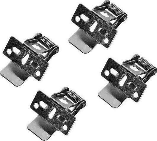 Ελατήριο Συγκράτησης Φωτιστικών GloboStar 01818 Ασημί