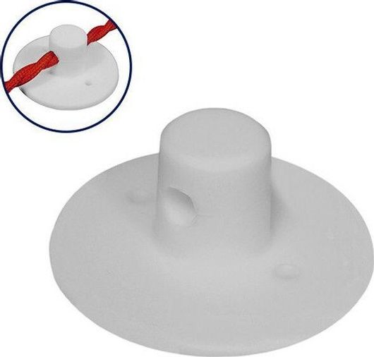 Στήριγμα για Φωτιστικά GloboStar 90809 Καλωδίου DIY Λευκό για Οροφή ή Τοίχο Λευκό