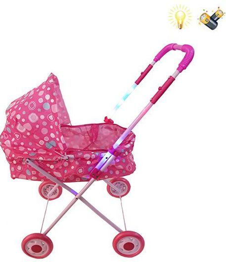 Παιδικό Καρότσι So-6619Led Μεταλλικό Port Bebe με Φως & Ήχο για 3+ Ετών