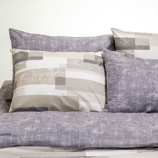 Μαξιλαροθήκη Melinen Home Ultra Line Collection Salvador 100% Βαμβάκι 50x70cm Σετ 2τμχ Γκρι