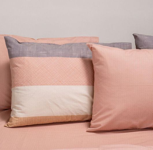 Μαξιλαροθήκη Melinen Home Ultra Line Collection Eleven 100% Βαμβάκι 50x70cm Σετ 2τμχ Εκρού