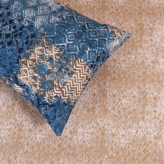 Μαξιλαροθήκη Melinen Home Ultra Line Collection Yoko 100% Βαμβάκι 50x70cm Σετ 2τμχ Μπλε