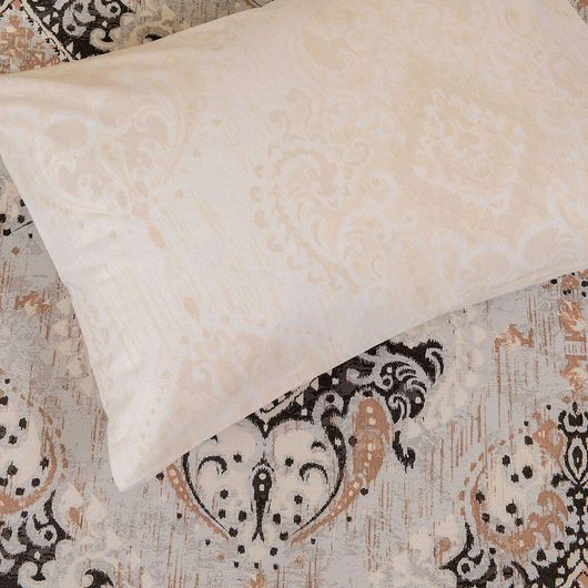 Μαξιλαροθήκη Melinen Home Ultra Line Collection Guarda 100% Βαμβάκι 50x70cm Σετ 2τμχ Εκρού