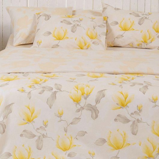 Μαξιλαροθήκη Melinen Home 20000430-8 Ultra Line Collection Lorena 100% Βαμβάκι 50x70cm Σετ 2τμχ Εκρού