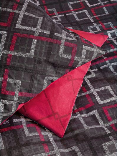 Μαξιλαροθήκη Nima Home Nobel Ruby 100% Βαμβάκι 52x72cm Σετ 2τμχ Κόκκινο