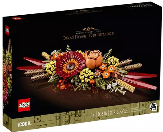 Lego Icons Dried Flower Centerpiece για 18+ Ετών #10314
