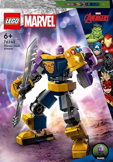 Lego Super Heroes Thanos Mech Armor για 6+ Ετών #76242