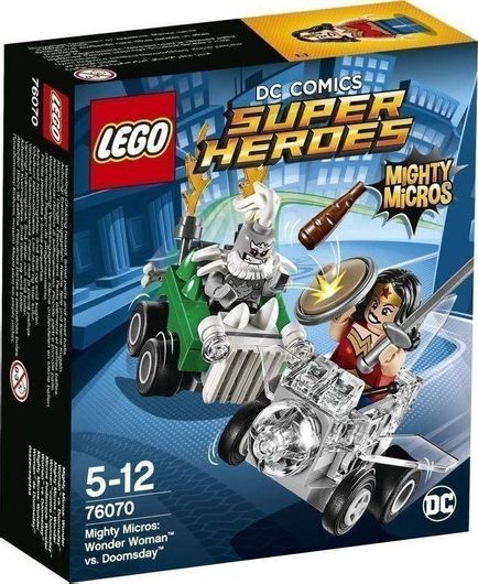 Lego Super Heroes Mighty Micros Wonder Woman Vs Doomsday για 5 - 12 ετών #76070