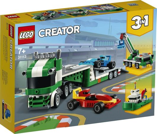 Lego Creator: 3 In 1 Race Car Transporter για 7+ Ετών #31113
