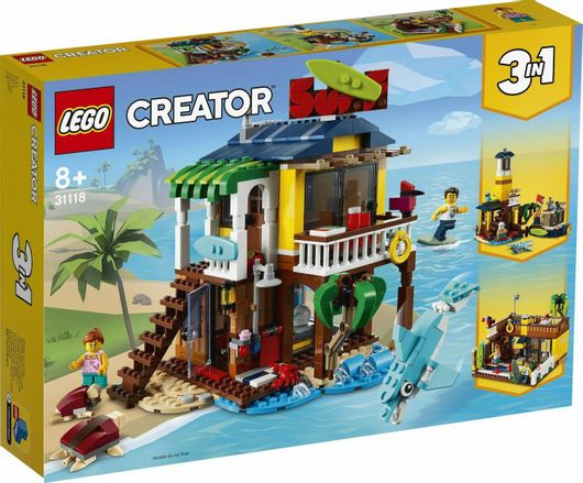 Lego Creator 3 in 1 Surfer Beach House για 8+ ετών
