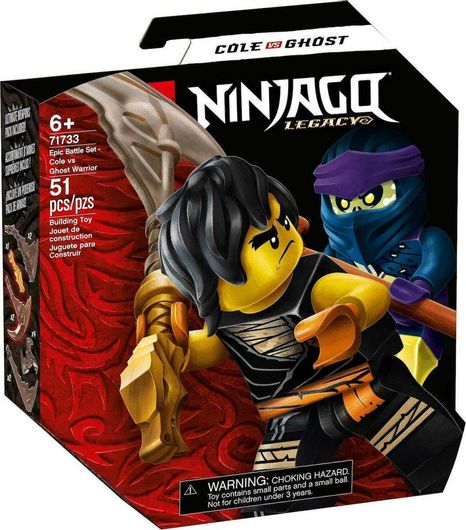 Lego Ninjago Legacy Epic Battle Set Cole vs Ghost Spinner για 6+ Ετών #71733