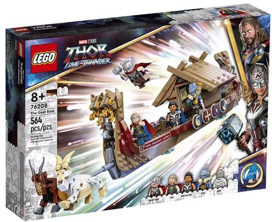 Lego Marvel: Thor The Goat Boat για 8+ Ετών #76208