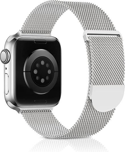 Apple Watch 38/40mm - Magnetic Loop Stainless Steel Band For Apple iWatch 38/40mm - Silver oem