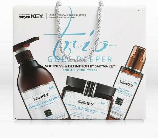 Σετ Θεραπείας Μαλλιών Saryna Key Trio Goes Deeper Soft & Definition με Σαμπουάν 3τμχ