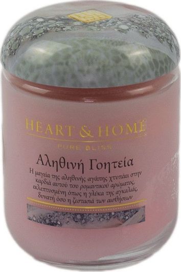 Αρωματικό Κερί Σόγιας Heart & Home σε Βάζο Αληθινή Γοητεία 115gr