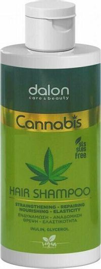 Σαμπουάν Dalon Cannabis Ενυδάτωσηςς & Λάμψηςς για Όλους τους Τύπους Μαλλιών 300ml