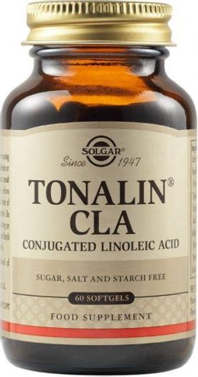 Solgar Tonalin CLA Συμπλήρωμα Διατροφής 1300mg 60 Μαλακές Κάψουλες