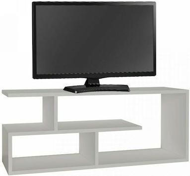 Έπιπλο Τηλεόρασης Pakoworld 120-000172 Μοριοσανίδα 100x29.5x40cm Λευκό
