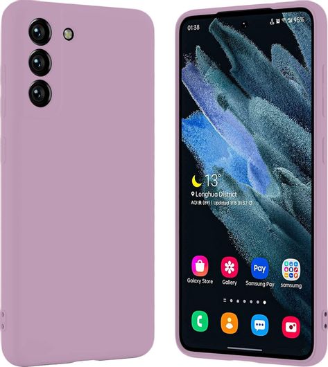 Θήκη Κινητού Back Cover για Samsung Galaxy S22 5G Σιλικόνη Λιλά