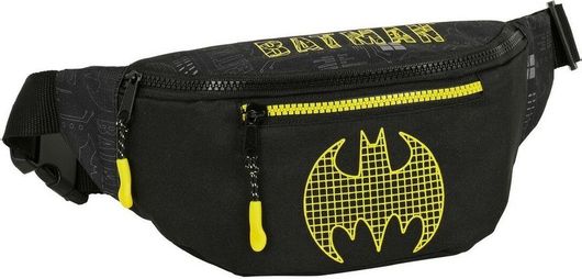 Παιδικό Τσαντάκι Μέσης Batman Comix MUB430483 23x9x9εκ. Μαύρο