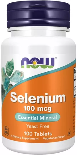 Now Foods Selenium 100mcg 100 Ταμπλέτες