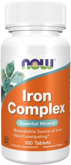 Now Foods Iron Complex 100 ταμπλέτες