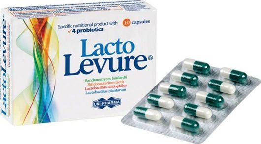 UNI-PHARMA Lacto Levure Προβιοτικά 10 κάψουλες