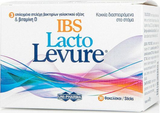 UNI-PHARMA Lacto Levure IBS Προβιοτικά 30 φακελίσκοι