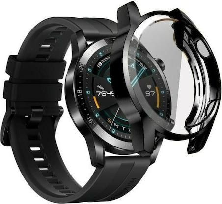 Θήκη για Huawei Watch GT / GT2 46mm Σιλικόνη Μαύρο