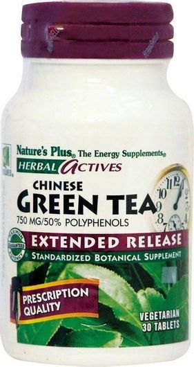 Nature's Plus Herbal Actives Green Tea Extended Release 30 Ταμπλέτες