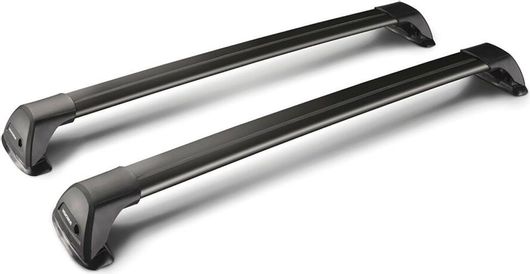 Μπάρες Οροφής Αυτοκινήτου Yakima Whispbar Flush Bar Standard 110cm με Κλειδί Αλουμινίου Σετ 2τμχ Μαύρο