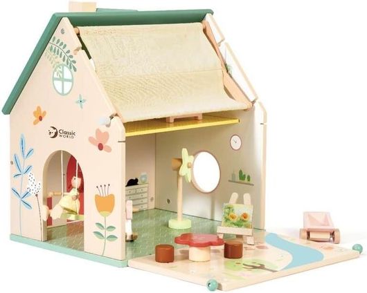 Κουκλόσπιτο Classic World Flower Cottage Ξύλινο