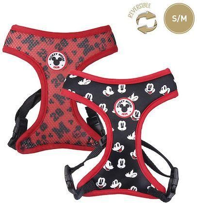 Σαμαράκι Σκύλου Cerda Premium S / M Mickey 40x59cm Κόκκινο