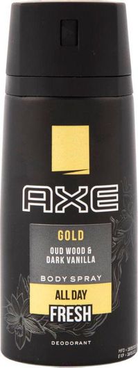 Αποσμητικό Axe Gold Oud Wood & Dark Vanilla 24h σε Spray 150ml