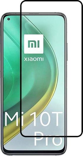 Tempered Glass Full Face 5D για Mi 10T / Xiaomi Mi 10T Pro Μαύρο