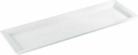 Δίσκος Σούσι Paderno 44842-53 53x18cm Sushi Μελαμίνης Ορθογώνιος Λευκό CN
