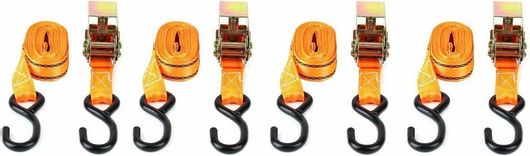 Ιμάντας Αποσκευών Αυτοκινήτου AMiO 450x2.5cm με Καστάνια / με Καστάνια 4τμχ