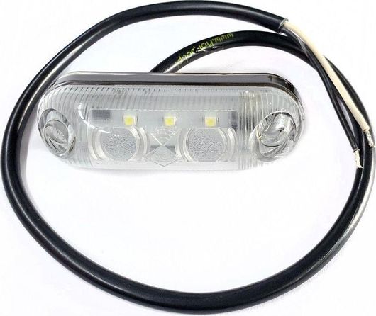 Φως Φορτηγού M-Tech WMLHOR370/MT 12/24V Λευκό