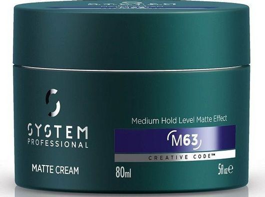 Κρέμα Φορμαρίσματος Μαλλιών System Professional M63 Man Matte Cream 80ml