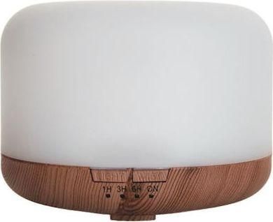 Συσκευή Αρωματοθεραπείας Eurolamp Led Υπερήχων με Χρονοδιακόπτη Λευκό 260ml 300-96000