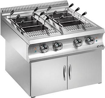 Επαγγελματικός Βραστήρας Ζυμαρικών MBM EC9982VT/SC Ηλεκτρικός με Χωρητικότητα 2x40lt & Ισχύ 18kW 80x90x58cm