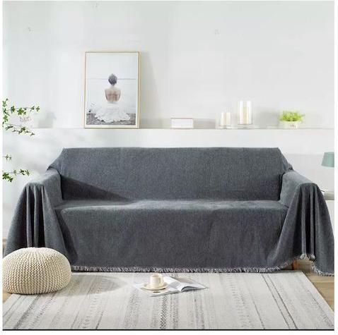 Ριχτάρι Διθέσιου Καναπέ My Home Luxury RG240 180x240cm Γκρι